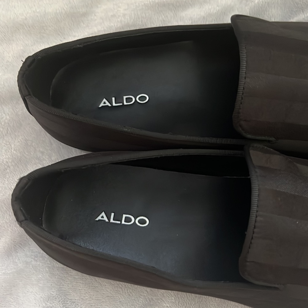 Aldo Black Slip On Loafers - Picture 4 of 4